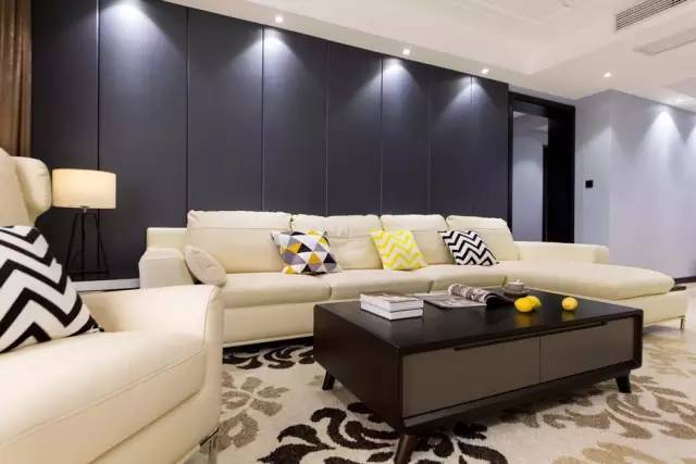 简约 三居 客厅图片来自实创装饰上海公司在130平高端大气的现代简约三居室的分享