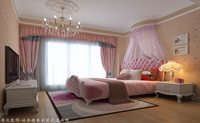 欧式 复式 卧室图片来自杭州居众装饰集团设计院在和家园-欧式风格-282平的分享