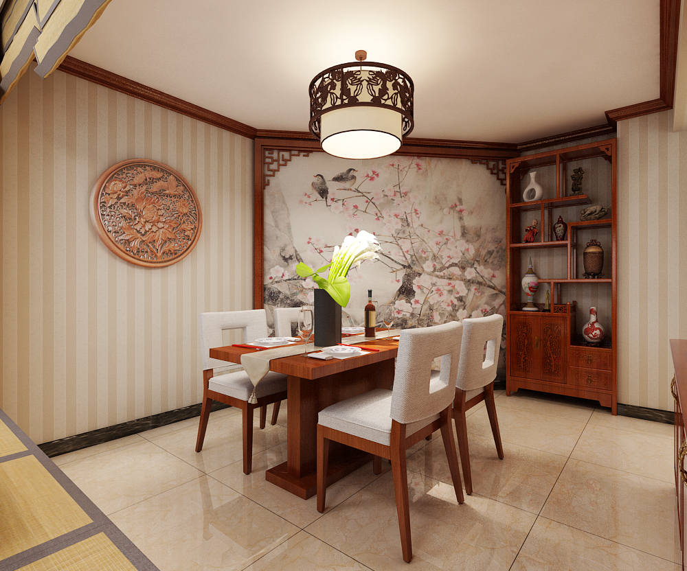 餐厅图片来自乐豪斯装饰马志在玫瑰湾香颂 简美风格装修效果图的分享