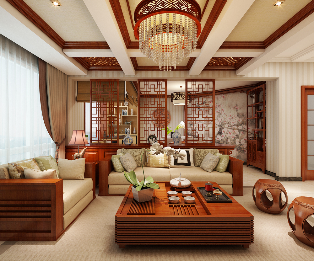 客厅图片来自乐豪斯装饰马志在玫瑰湾香颂 简美风格装修效果图的分享