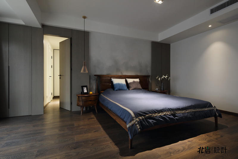 简约 收纳 旧房改造 卧室图片来自北岩DESIGN在墨染--北岩设计实景作品的分享