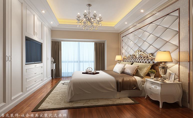 欧式 四居 卧室图片来自杭州居众装饰集团设计院在文鼎苑-欧式风格-172平的分享