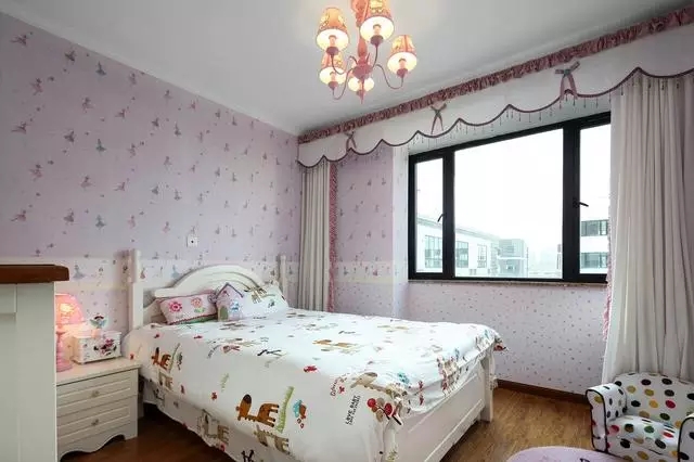 简约 美式风格 三居 儿童房图片来自实创装饰上海公司在104平温和柔美3室2厅的分享