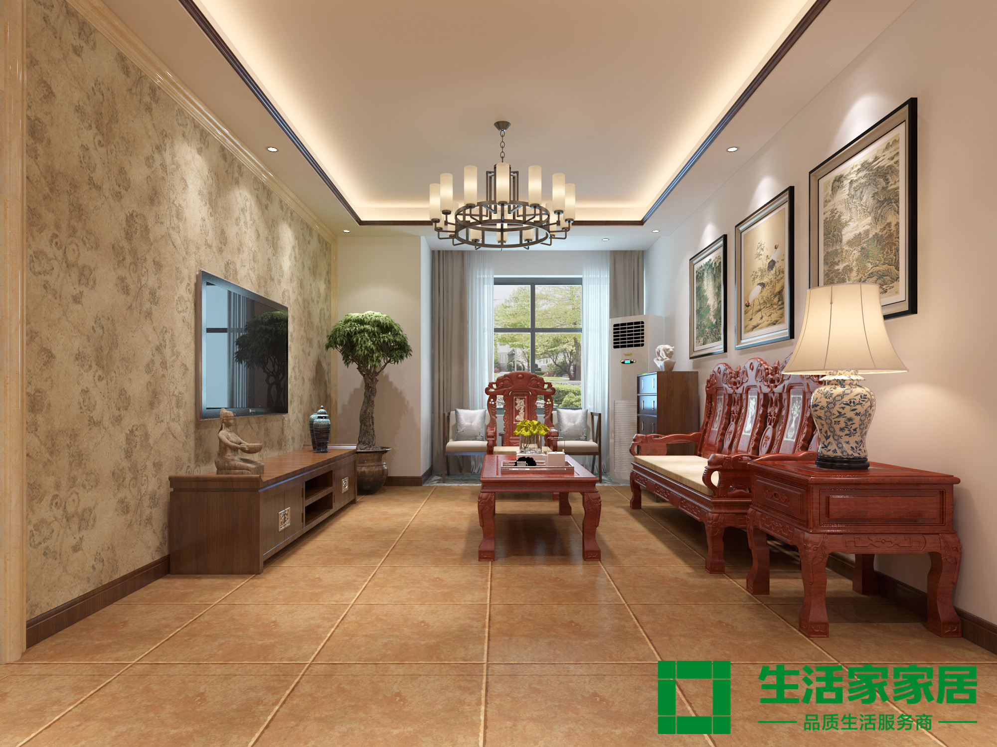 中式 三居 白领 收纳 80后 小资 生活家家居 其他图片来自天津生活家健康整体家装在富力新城 中式风格的分享
