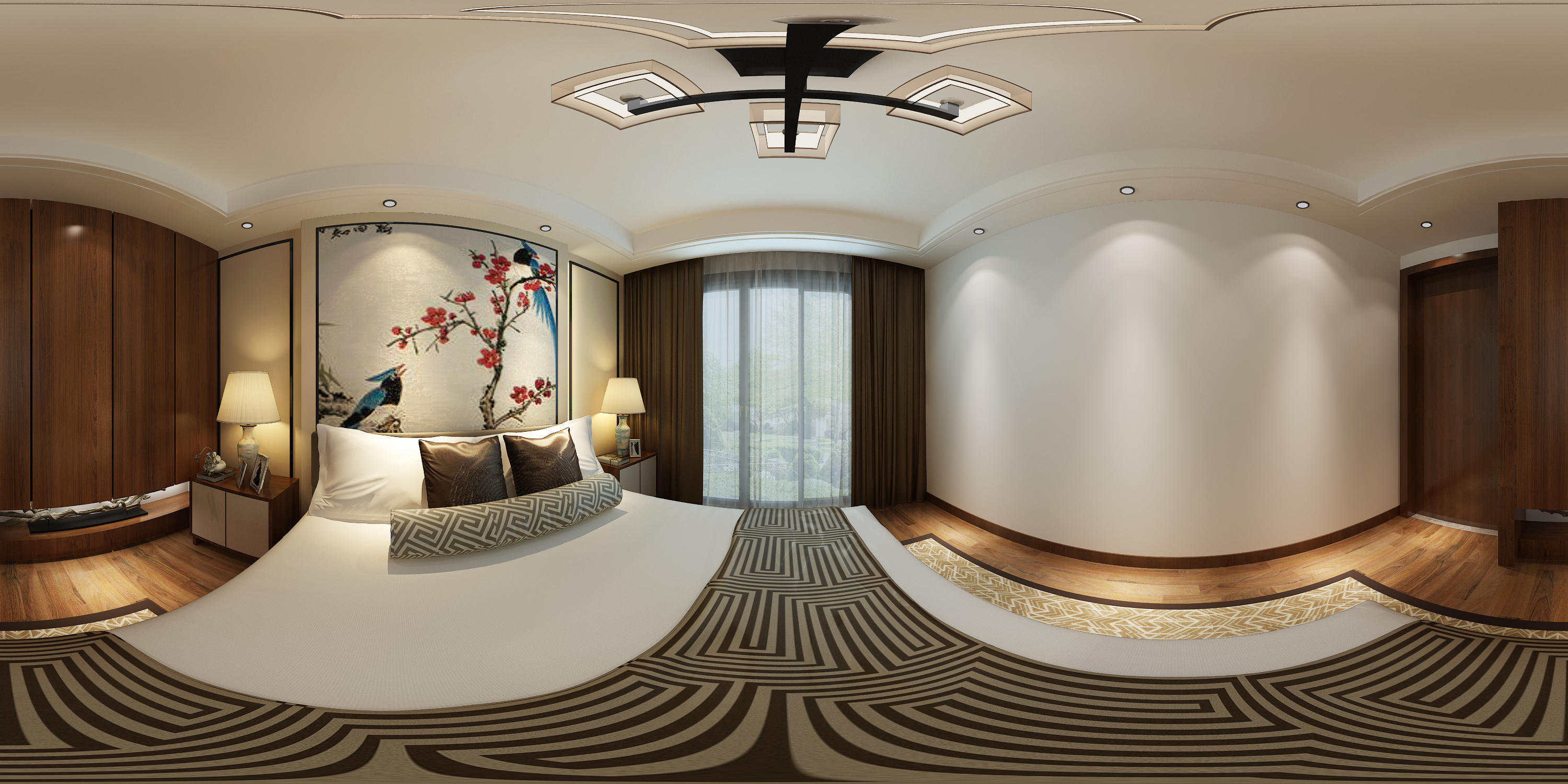 卧室图片来自共創裝飾湖南在中房· 瑞智國際的分享