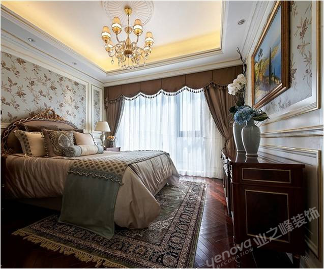 新古典 别墅 功能 卧室图片来自青岛业之峰官方客服--小万在青岛小镇 253平 新古典风格的分享