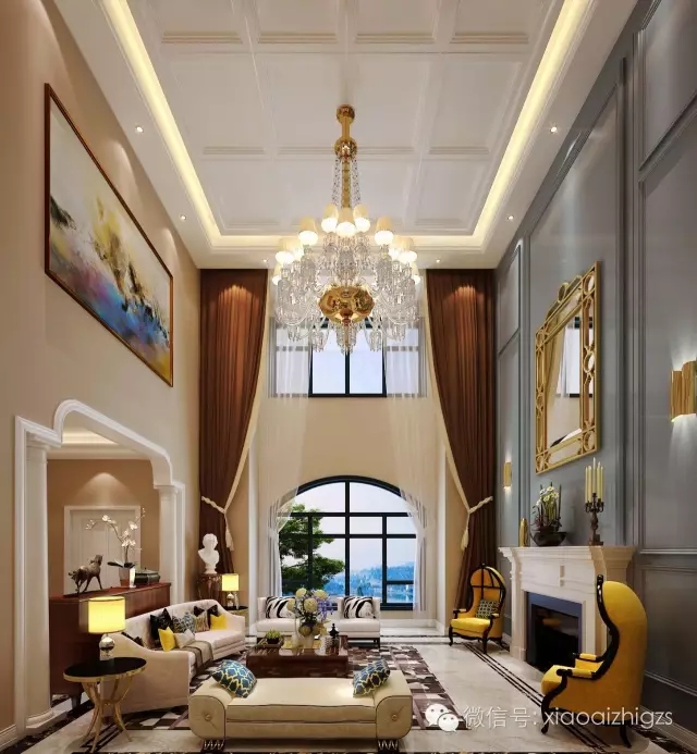 简约 欧式 别墅 客厅图片来自实创装饰上海公司在实创装饰大宅定制-时尚简欧风的分享