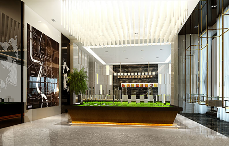 其他图片来自安基国际设计在尙怡雅筑售楼中心的分享