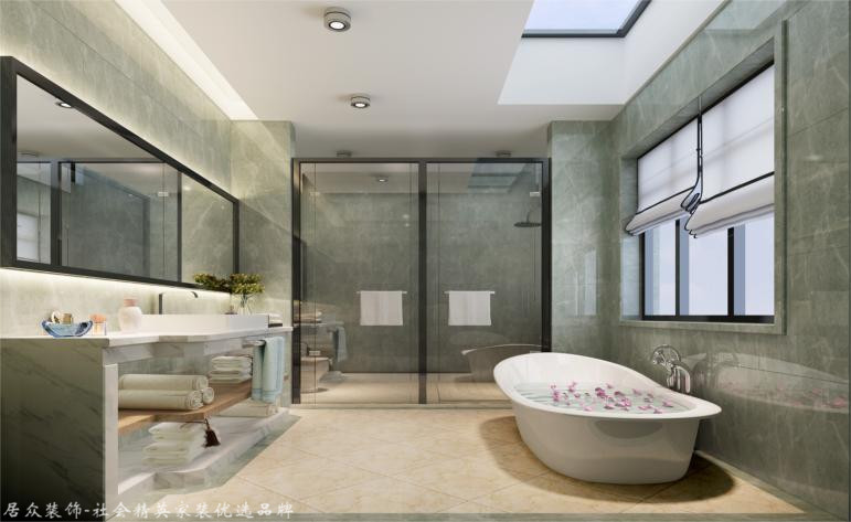 三居 中式 卫生间图片来自厦门居众装饰设计工程有限公司在天湖城天源-中式风格-139㎡的分享
