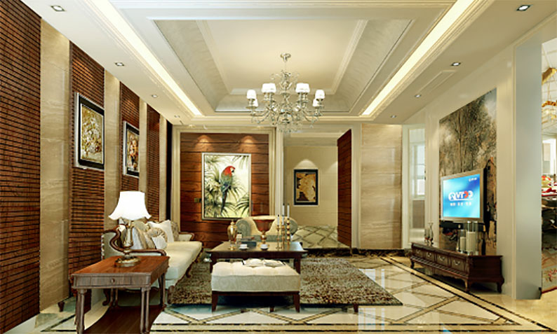 客厅图片来自安基国际设计在碧桂园别墅的分享
