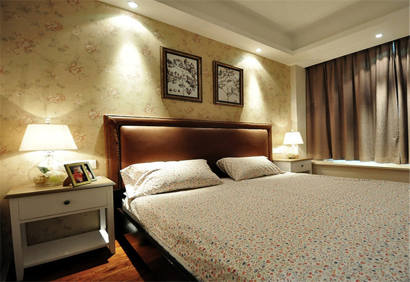 简约 二居 温馨 卧室图片来自西安福尚装饰家装体验馆在浐灞半岛93平装修的分享