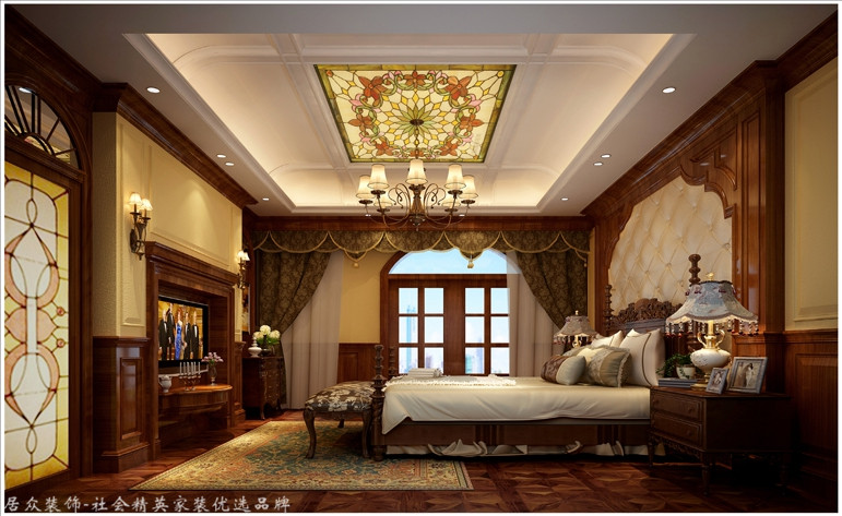 卧室图片来自昆明居众装饰设计工程有限公司在云路中心-美式风格-308㎡的分享