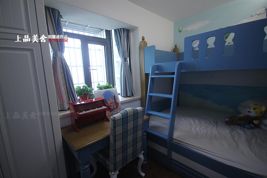 二居 旧房改造 80后 地中海 儿童房图片来自刘耀成在情定爱琴海的分享