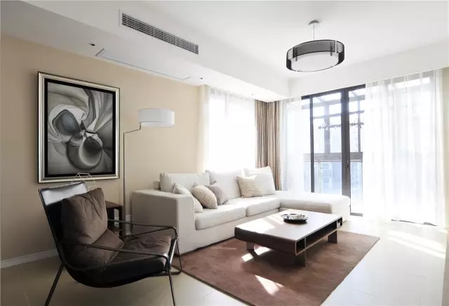 简约 三居 客厅图片来自实创装饰上海公司在轻松搞定120平现代简约！的分享