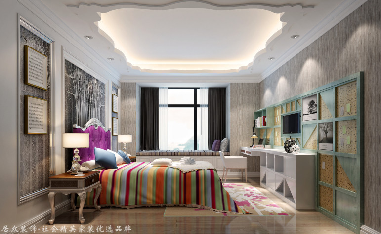 中式 别墅 卧室图片来自杭州居众装饰集团设计院在美丽洲别墅-中式风格-380平的分享