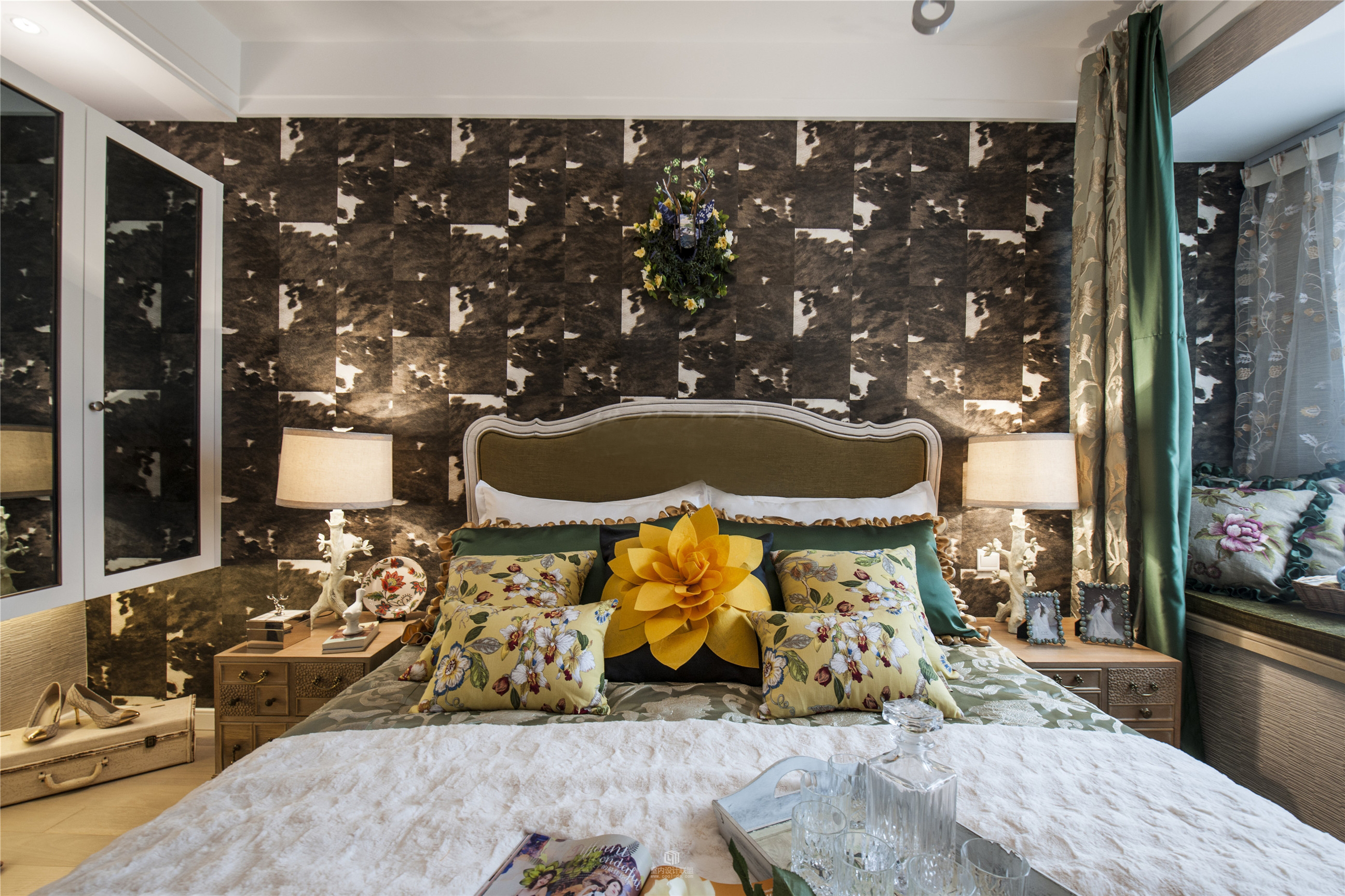 卧室图片来自翼森设计在北欧二套的分享