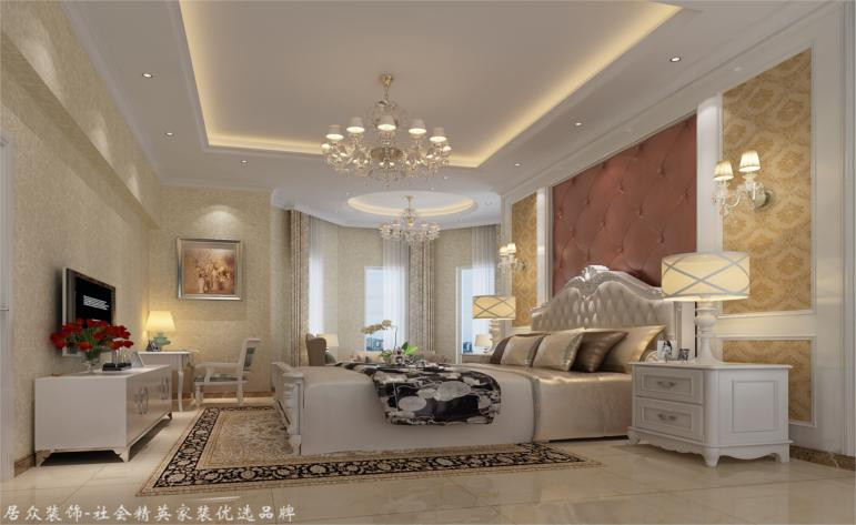 简欧 三居 卧室图片来自杭州居众装饰集团设计院在上尚庭-简欧风格-115平的分享