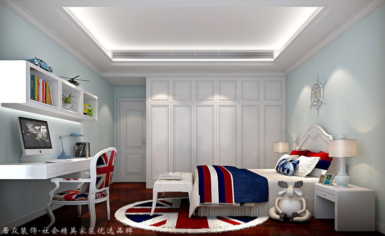 欧式 三居 卧室图片来自厦门居众装饰设计工程有限公司在宝嘉拉德芳斯-欧式风格-116㎡的分享