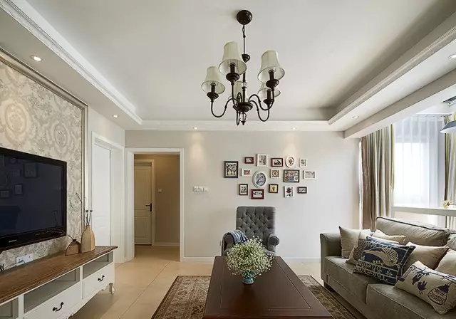 客厅图片来自实创装饰上海公司在89平现代美式家的分享