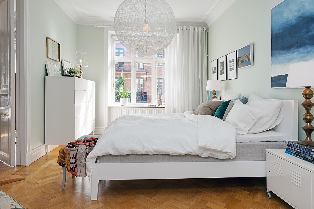 领秀慧谷 简约 三居 北欧 卧室图片来自别墅设计师杨洋在丰富多彩的北欧之家的分享