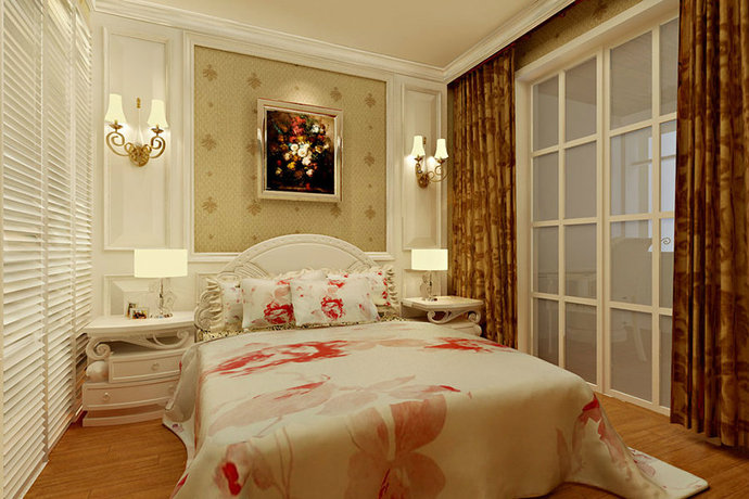卧室图片来自武汉苹果装饰在苹果装饰-正堂山外山的分享