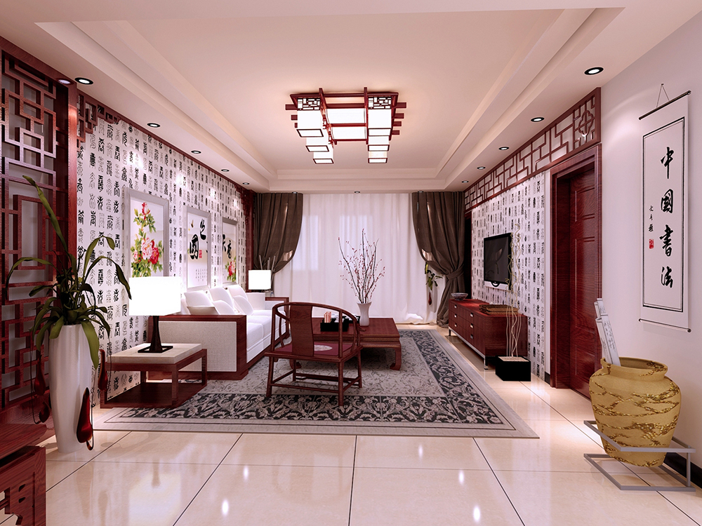三居 中式 客厅图片来自tjsczs88在国色天香，醉美中式的分享