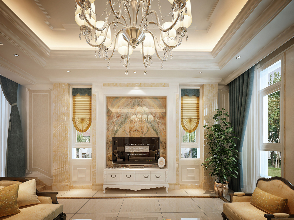别墅 美式 奢华 客厅图片来自tjsczs88在简美生活的分享