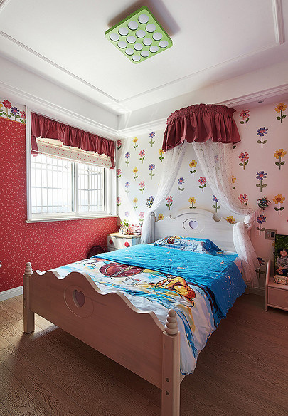 儿童房图片来自家装大管家在110平现代欧式3居 幸福生活起航的分享