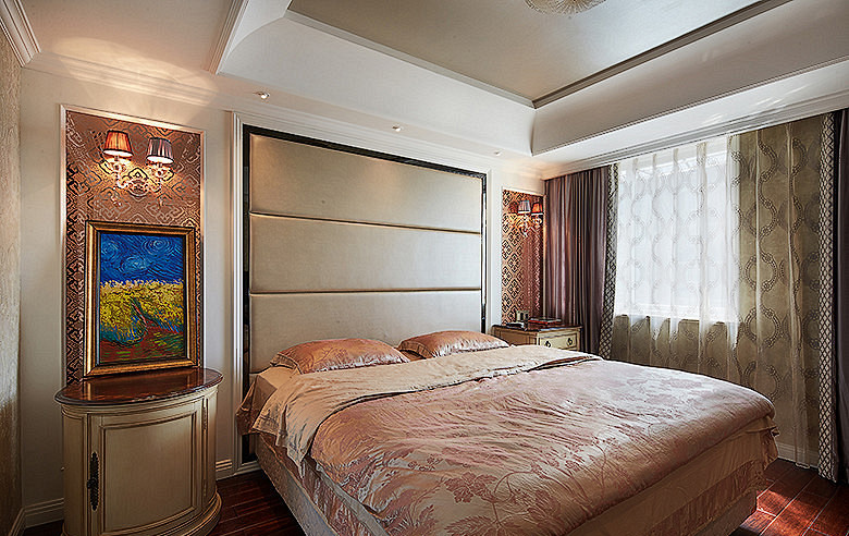卧室图片来自家装大管家在110平现代欧式3居 幸福生活起航的分享