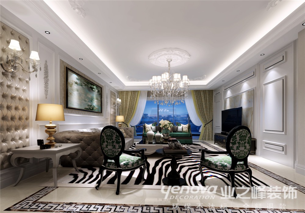 法式 三居 奢华 高贵 客厅图片来自青岛业之峰官方客服--小万在金脉华府 160平 法式风格的分享