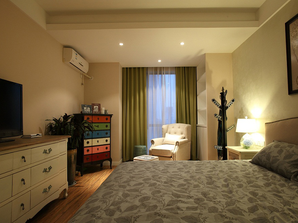 三居 简美 卧室图片来自tjsczs88在清新素简美式风的分享