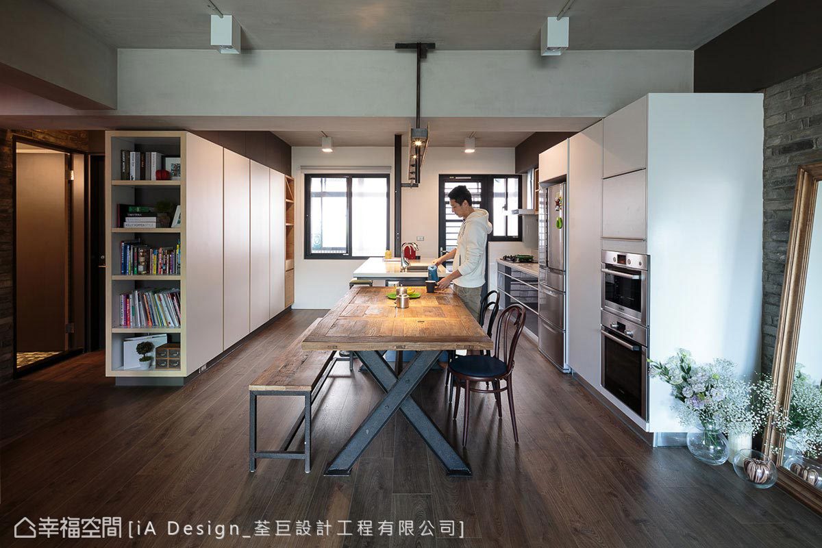 二居 混搭 简约 收纳 餐厅图片来自幸福空间在Urban Loft Living的分享