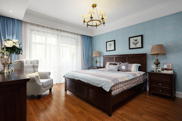美式 卧室图片来自DoLong董龙设计在流年未央的分享