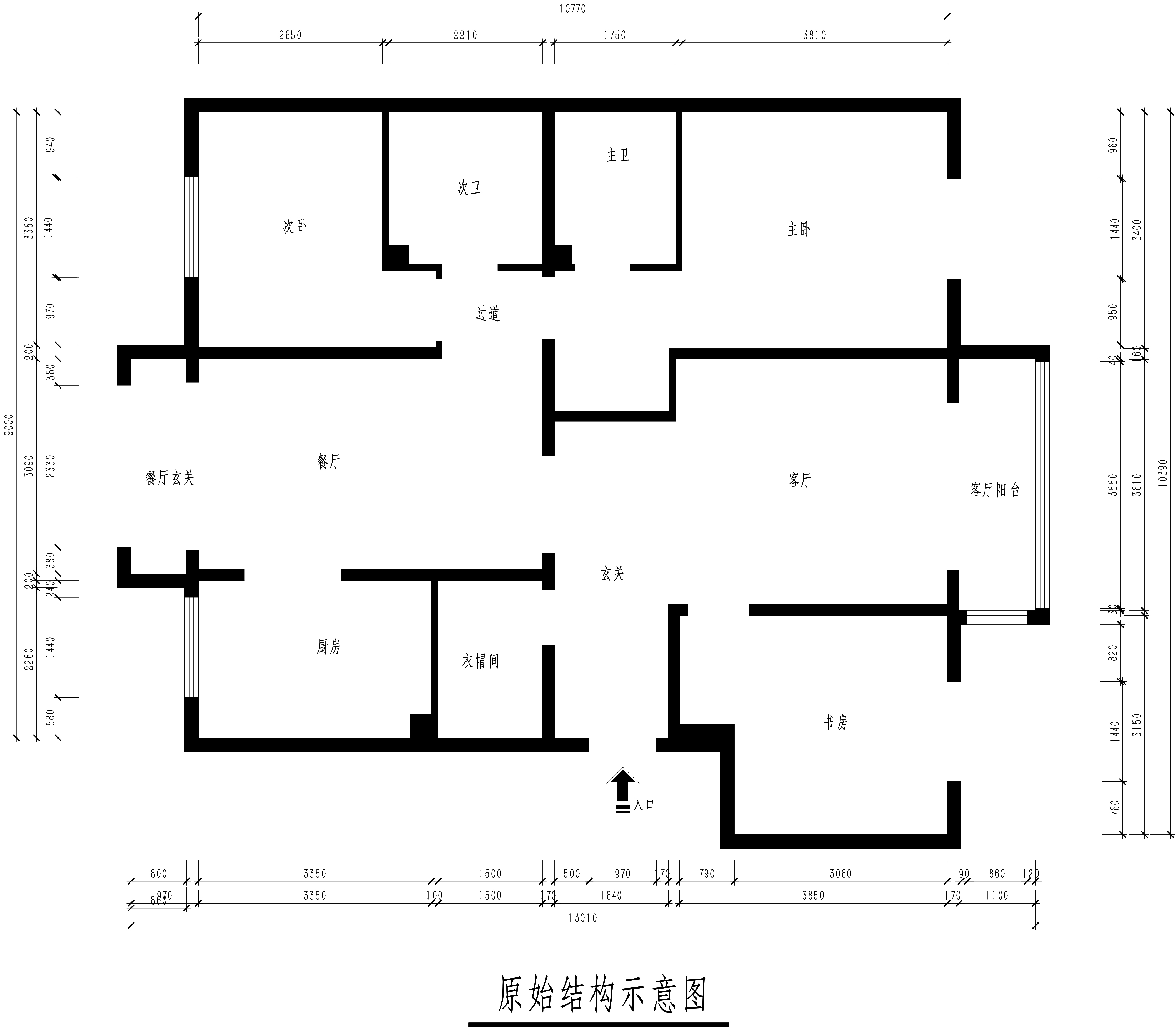 户型图图片来自业之峰装饰旗舰店在时尚大气的分享