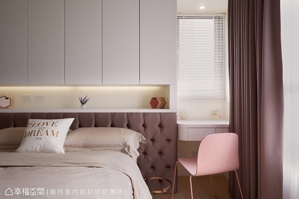 三居 现代 收纳 简约 卧室图片来自幸福空间在甜蜜琴音飘扬 简约舒适气质窝的分享