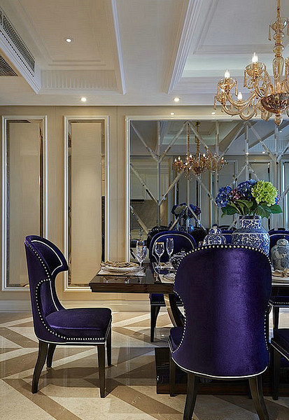 餐厅图片来自家装大管家在140平奢华欧式风格 富丽堂皇家园的分享