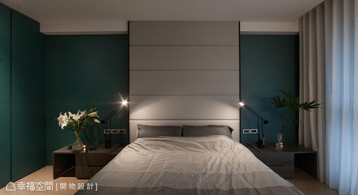 三居 现代 简约 收纳 中式 卧室图片来自幸福空间在书香弥漫の艺术唯美宅的分享