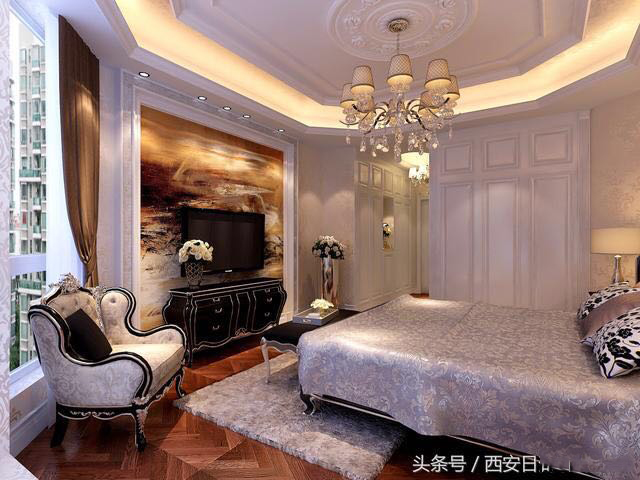 卧室图片来自日升装饰秋红在西安曲江观邸欧式风格赏析的分享
