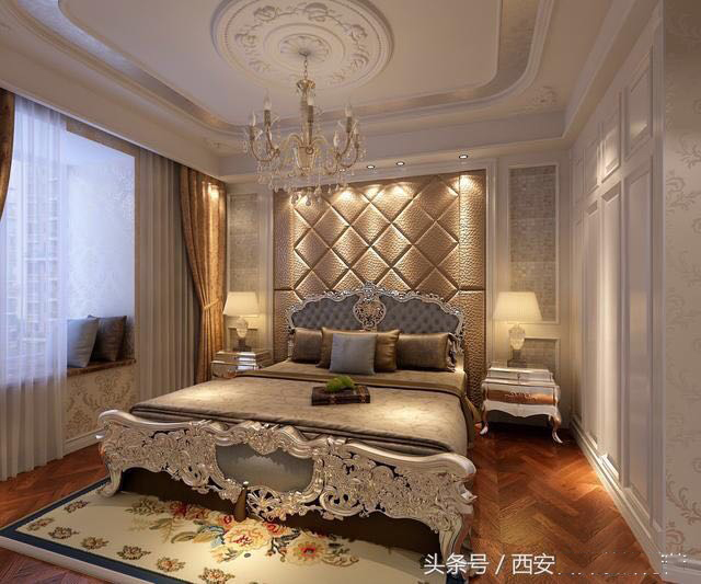 卧室图片来自日升装饰秋红在西安曲江观邸欧式风格赏析的分享