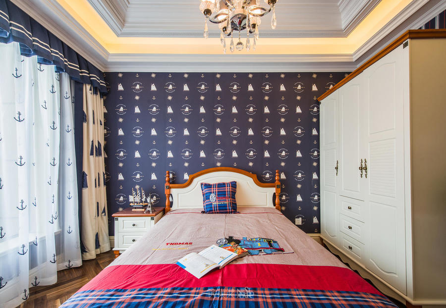 卧室图片来自日升装饰秋红在西安莱安逸珲340平米欧式的分享