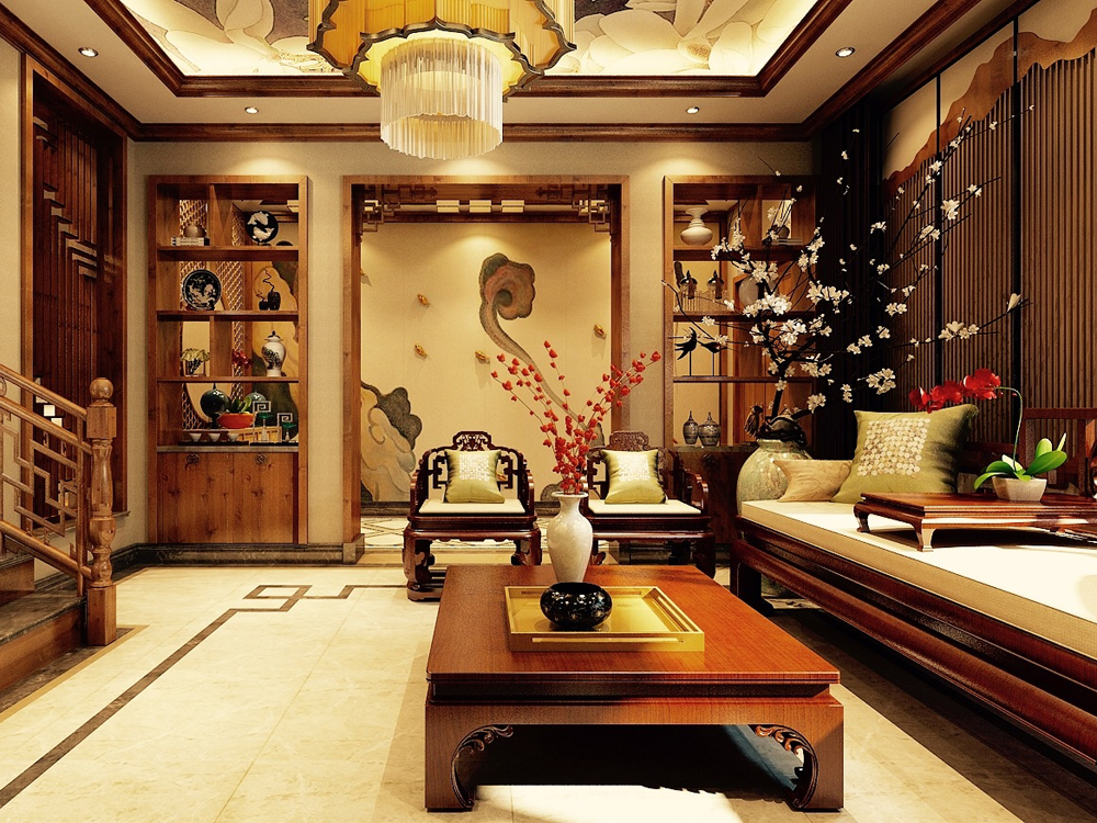 别墅 奢华 中式 客厅图片来自tjsczs88在林泉之内有天地的分享