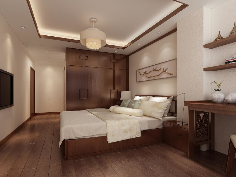 别墅 白领 中式 奢华 卧室图片来自tjsczs88在梦回家园的分享