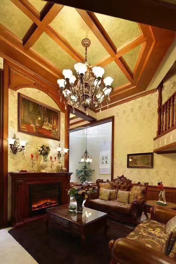 北麓官邸 别墅装修 美式风格 客厅图片来自兄弟装饰-蒋林明在重庆北麓官邸装修案例的分享