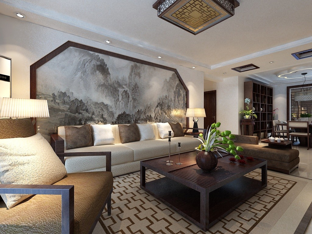 中式 三居 白领 小资 舒适 客厅图片来自tjsczs88在中式情依旧的分享