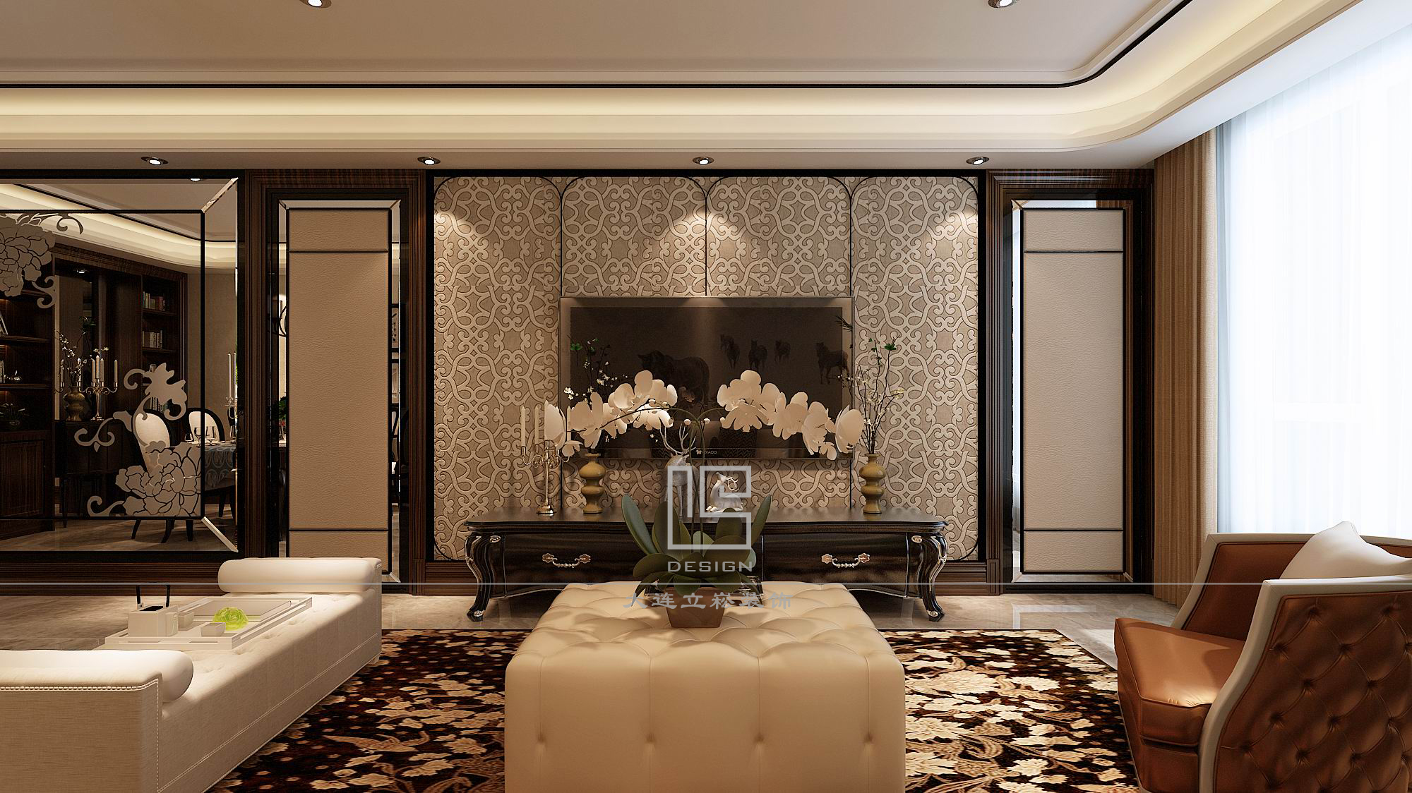 新古典风格 客厅图片来自大连立崧装饰在新古典风格的分享