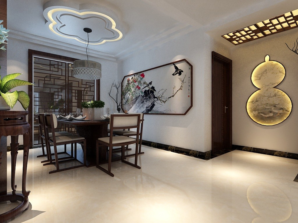 中式 三居 白领 小资 舒适 餐厅图片来自tjsczs88在中式情依旧的分享