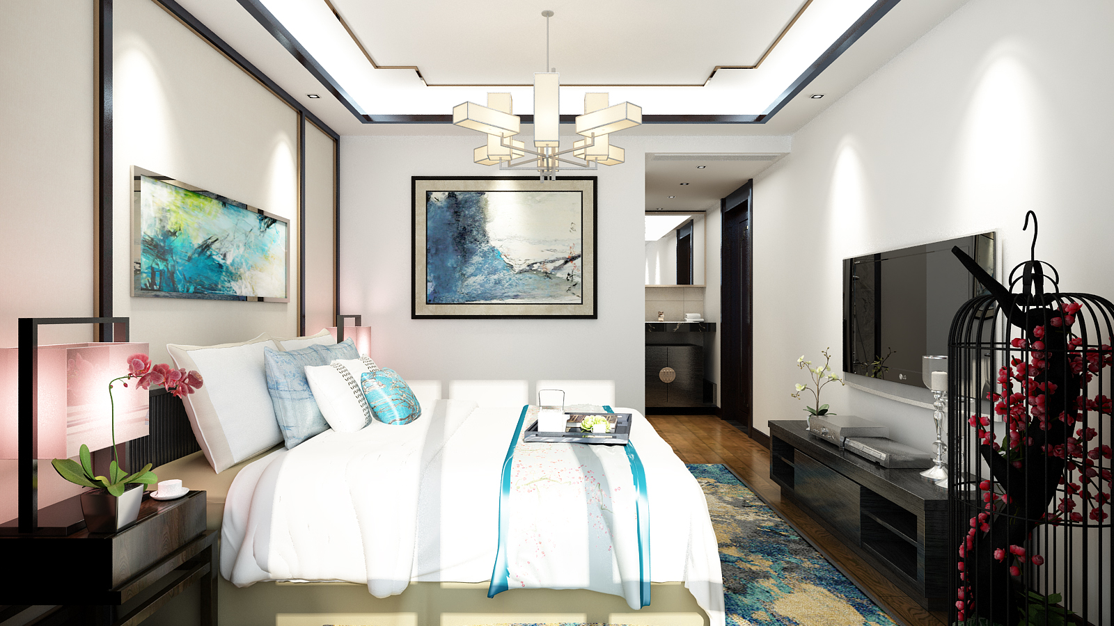 卧室图片来自北京业之峰装饰王宏哲在时代印染的分享
