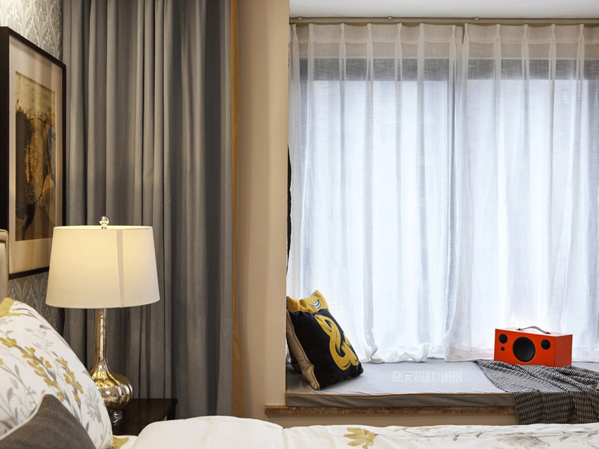 四居 美式 小资 收纳 卧室图片来自周晓安在晓安设计 |倾涟 | 简美的分享
