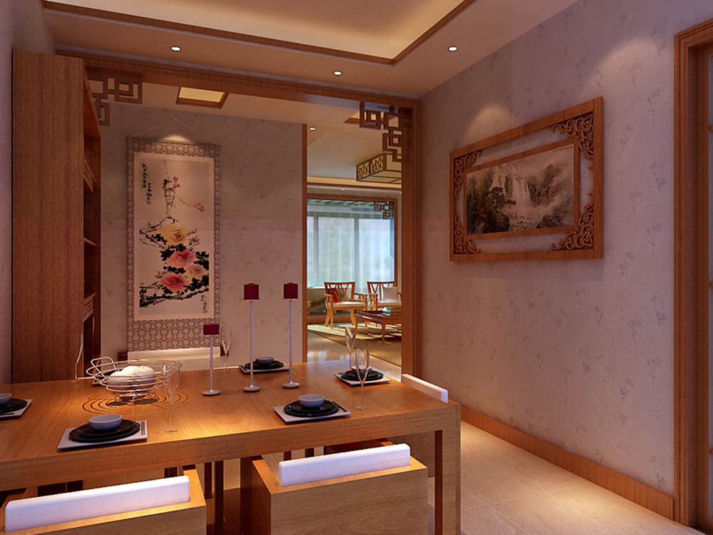 三居 中式 时尚 白领 小资 餐厅图片来自tjsczs88在东方情依旧的分享