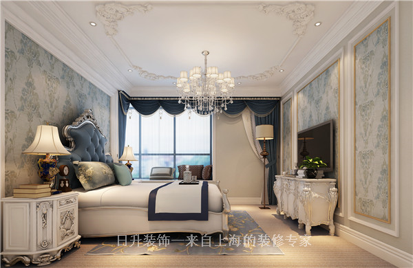 卧室图片来自日升嬛嬛在平层西式新古典装修的分享